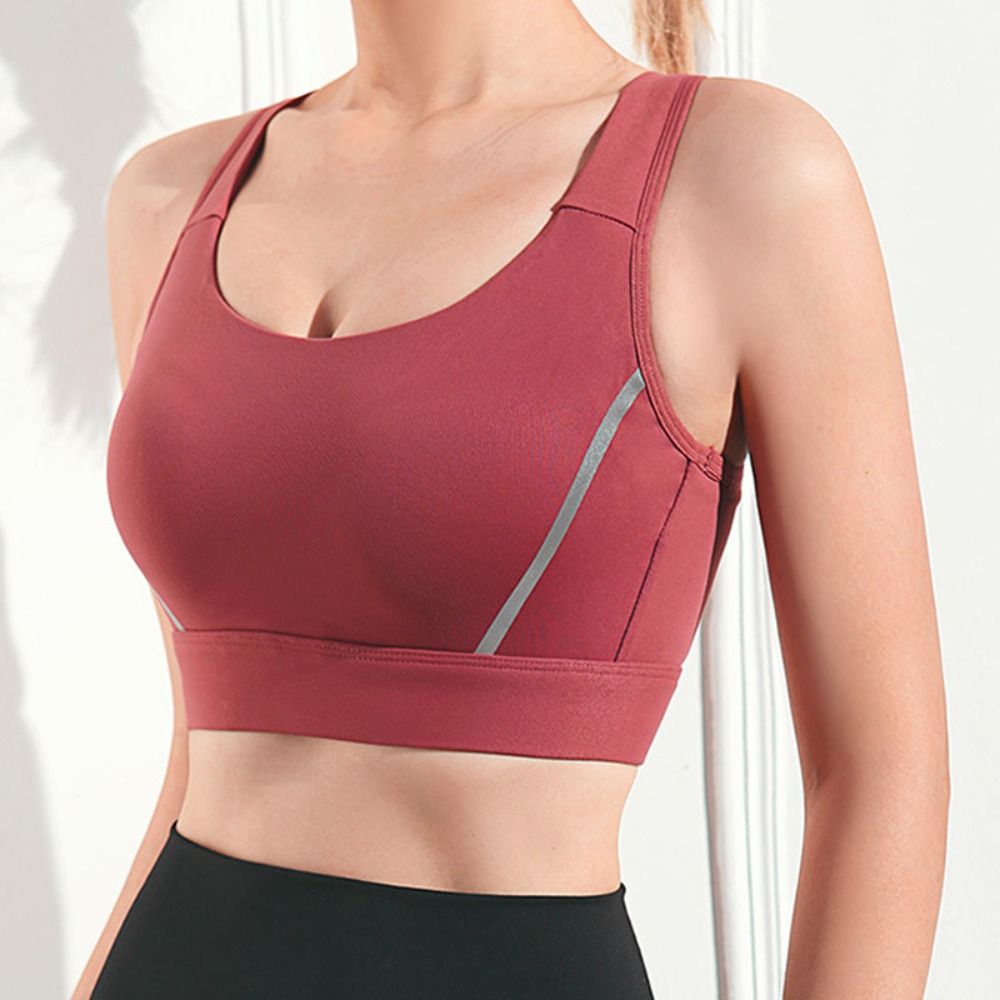 Solid Color I-shaped Sports Br - Fitness Yoga Youth review and price