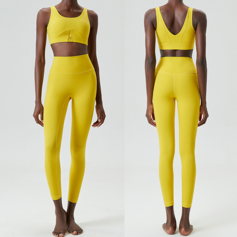Two Pieces Set Zipper Yoga Spo - Yoga Fitness Set review and price