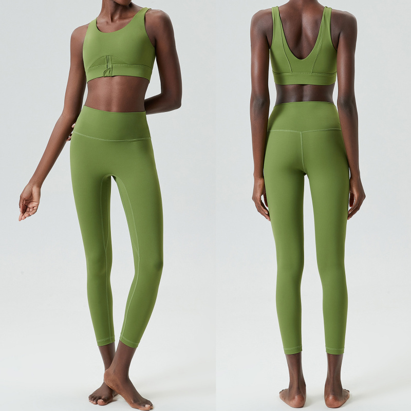 Two Pieces Set Zipper Yoga Spo - Yoga Fitness Set review and price