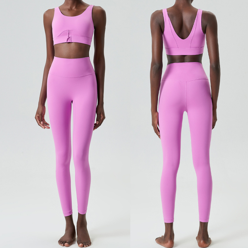 Two Pieces Set Zipper Yoga Spo - Yoga Fitness Set review and price