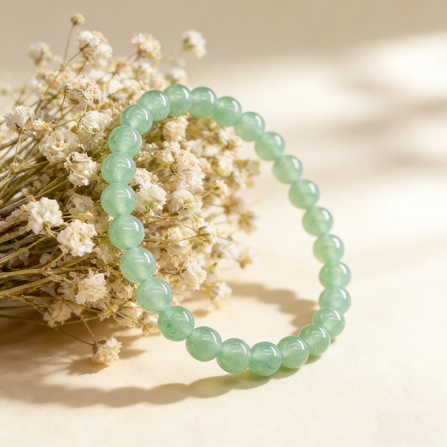 6 8mm Natural Green Aventurine - J-Yoga Fitness review and price