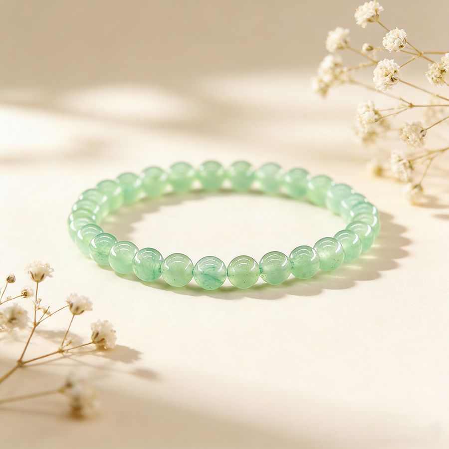 6 8mm Natural Green Aventurine - J-Yoga Fitness review and price