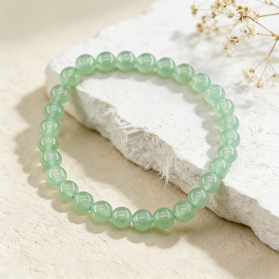 6 8mm Natural Green Aventurine - J-Yoga Fitness review and price