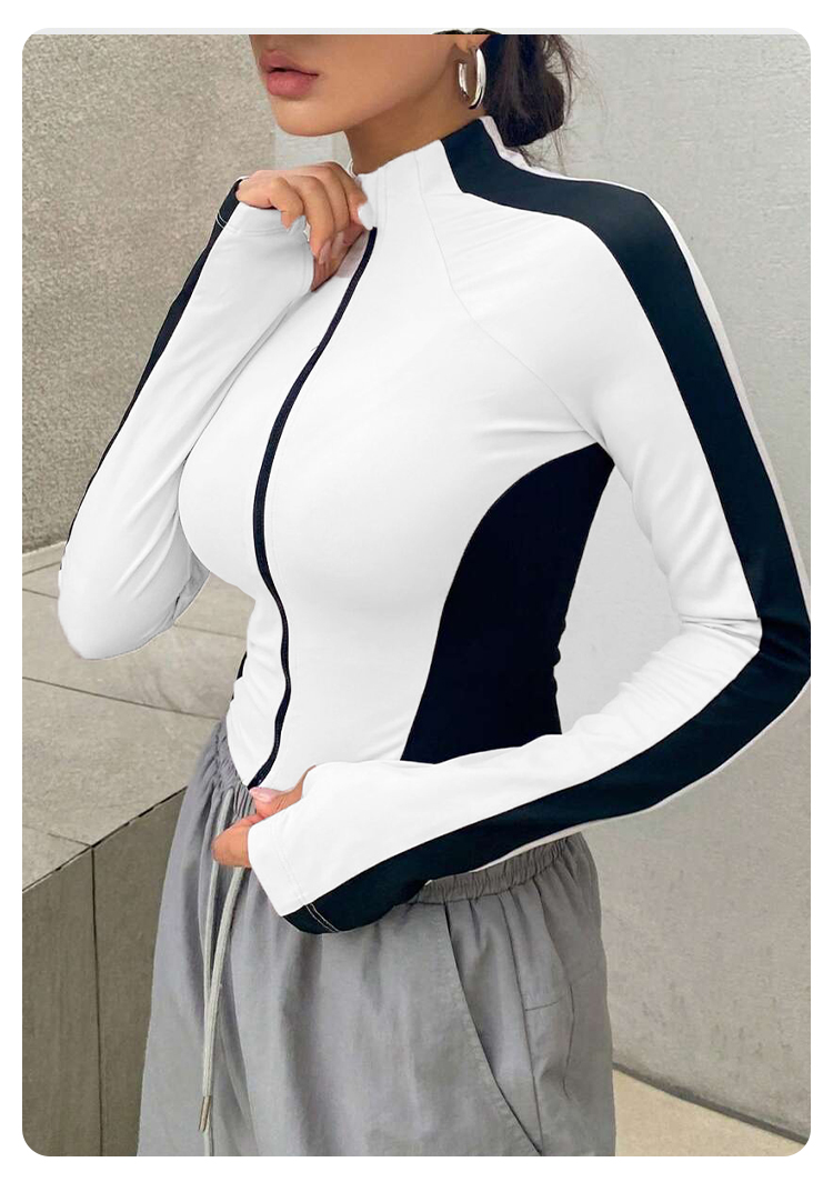Yoga Clothes Stand Up Collar J - Yoga Fitness Top review and price