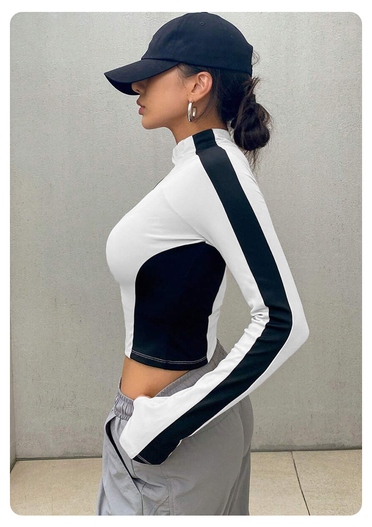 Yoga Clothes Stand Up Collar J - Yoga Fitness Top review and price