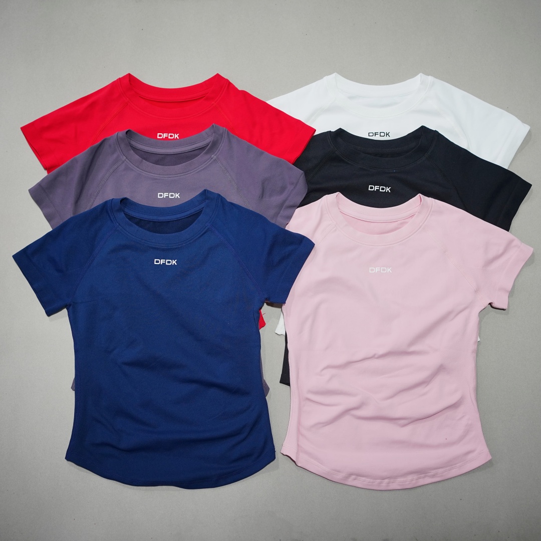 DFDK Women Elastic Slim Short  - Yoga Fitness Top review and price