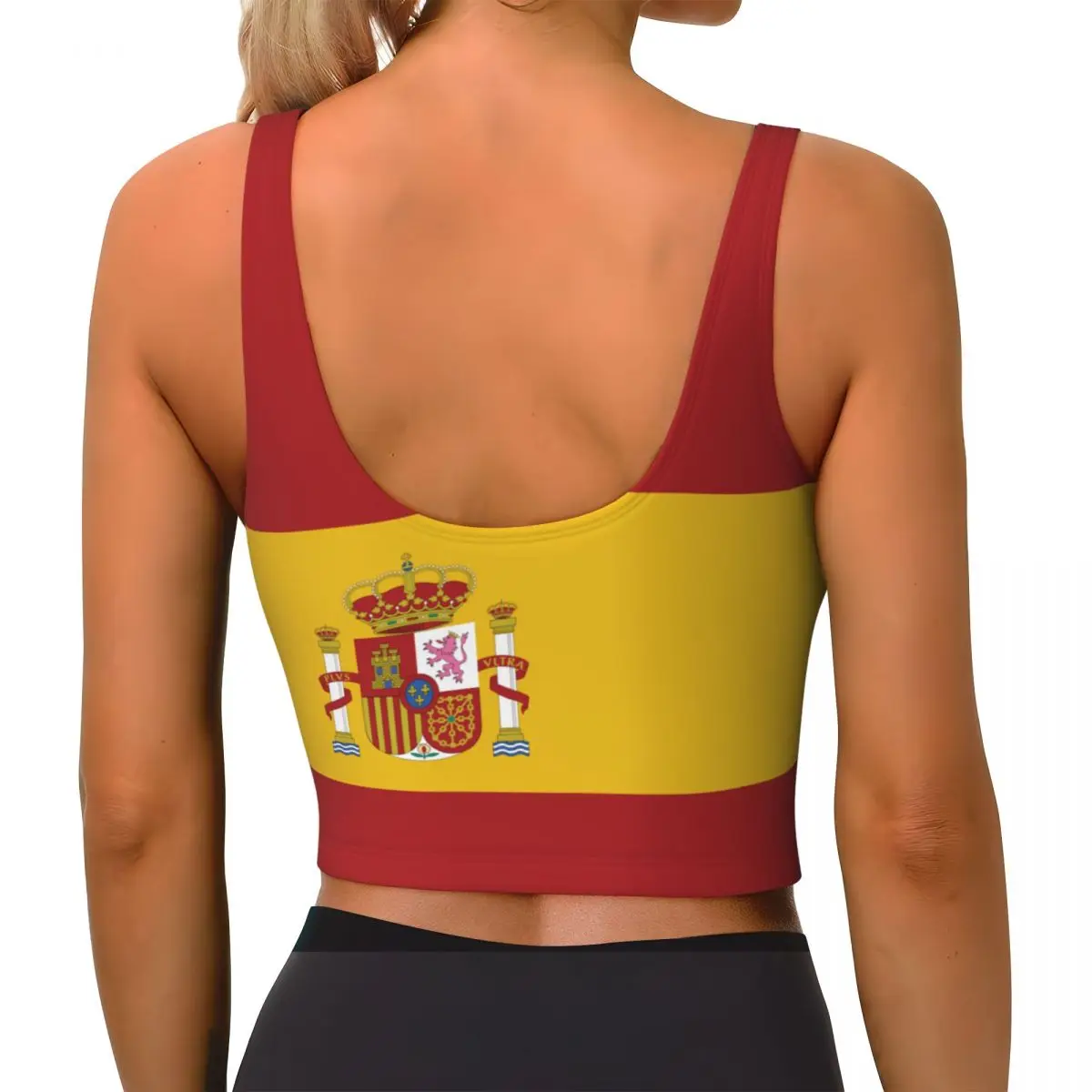 Spain Flag Basic Tops Women Sa - Yoga Fitness Top review and price
