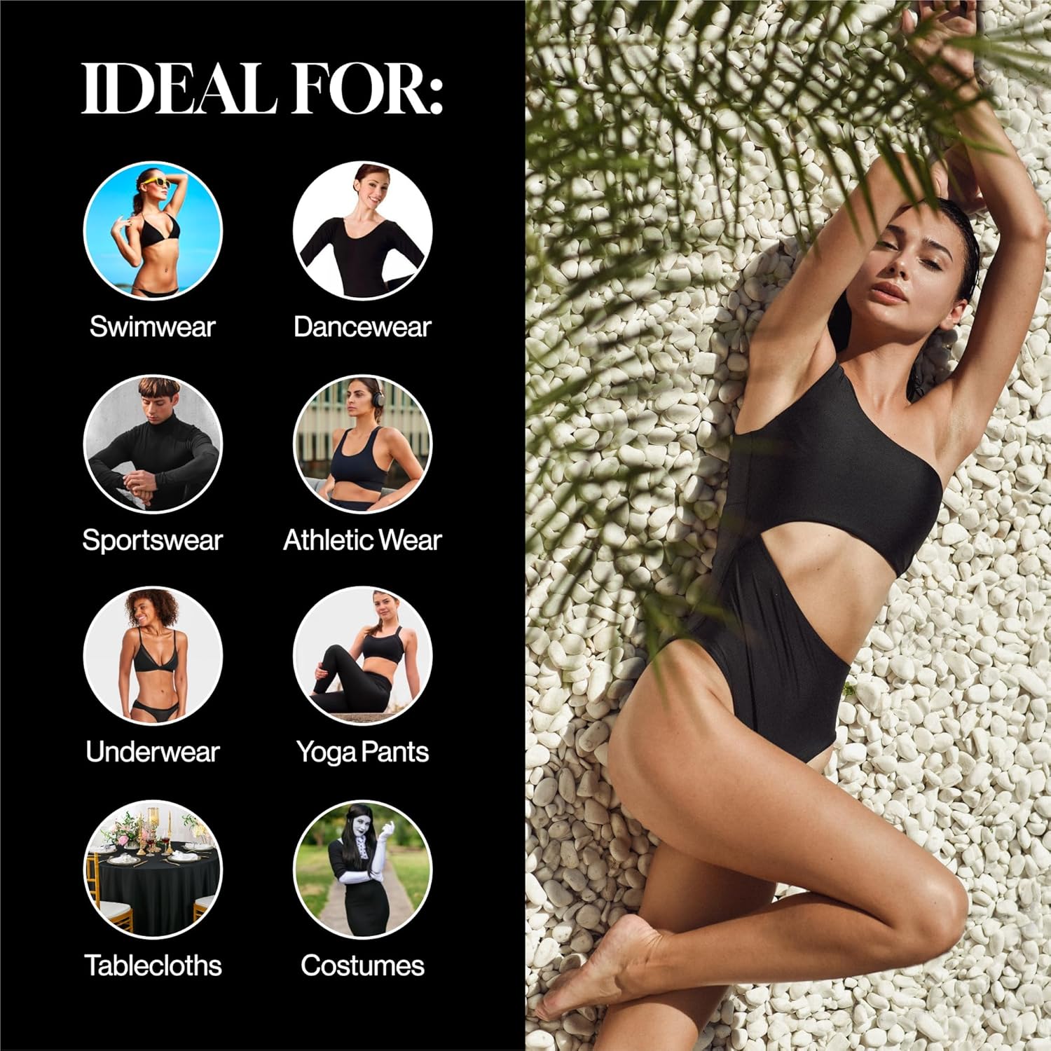 Spandex Fabric,4 Way Stretch L - Yoga Fitness Top review and price